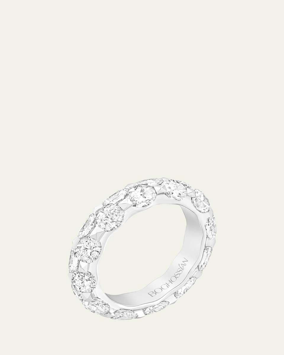 White Gold Ring with Diamonds